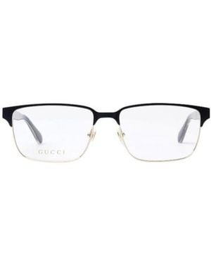 Gucci Eyewear Rectangle Frame Glasses - White