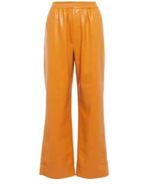 Nanushka Wide-Leg Casual Pants - Orange