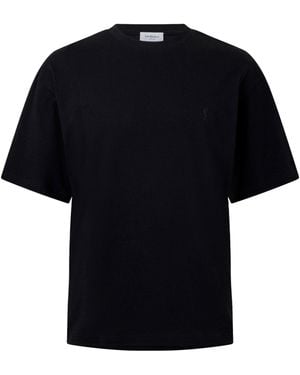 Saint Laurent Cotton Shortsleeve - Black