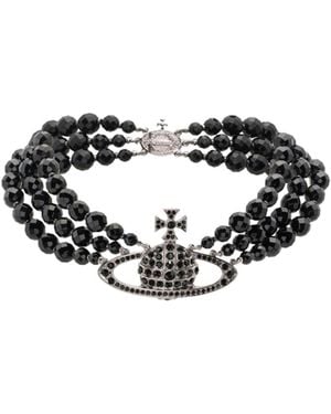 Vivienne Westwood Orb-Charm Embellished Necklace - White