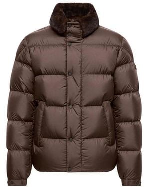 Moncler Drisfall Short Down Jacket - Brown