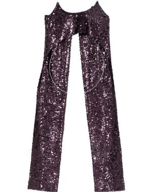 Rabanne Sequined Top - Purple