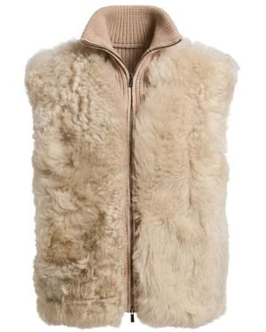 Peserico Zippered Vest - Natural
