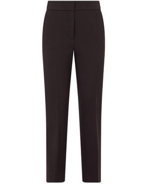 Peserico Pressed-Crease Pants - Black