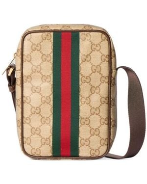 Gucci Gg Mini Bag With Web - Multicolor