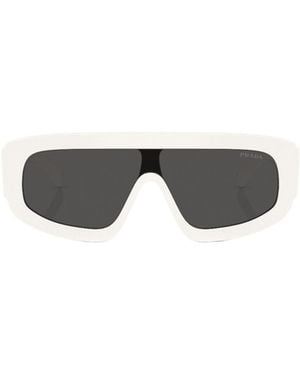 Prada Eyewear Geometric Frame Sunglasses - Multicolour