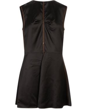 Marni Round-Neck Dress - Black