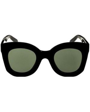 Celine Butterfly S005 Oversize-Frame Sunglasses - Black