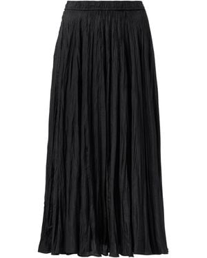JOSEPH Sully Pleated Midi Skirt - Black