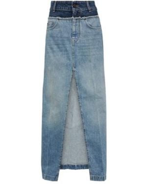 Stella McCartney Denim Maxi Skirt - Blue