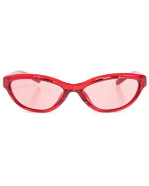 Jacquemus X Linda Farrow Curvo Sunglasses - Pink
