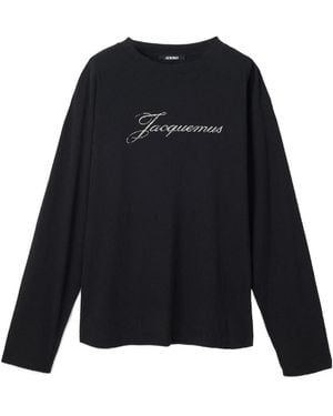Jacquemus Long-Sleeved T-Shirt - Black