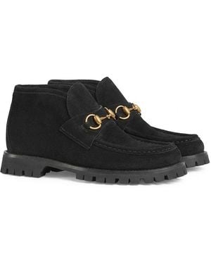 Gucci Horsebit Ankle Boot - Black