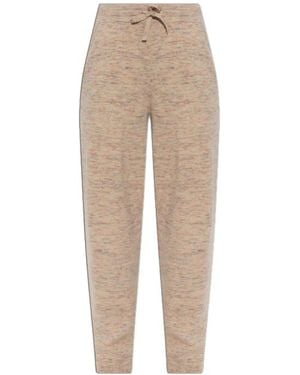 Isabel Marant Isabel Marant Étoile Kira Knitted Jogger Trousers - Natural
