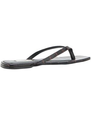 TOTEME Totême Embossed Flat Sandals - White