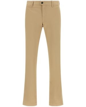 Incotex Straight-Leg Casual Pants - Natural