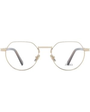 ZEGNA Ez5286 Rectangular Glasses - White