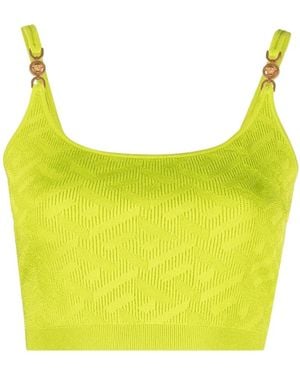 Versace Knitted Top - Yellow