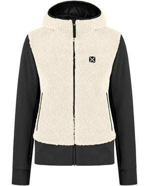 Montura Faux-Fleece Panelled Jacket - Black