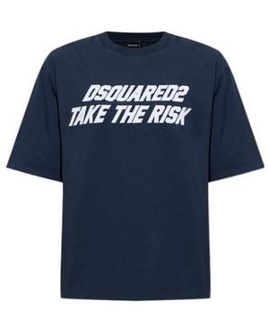 DSquared² Short-Sleeved T-Shirt - Blue