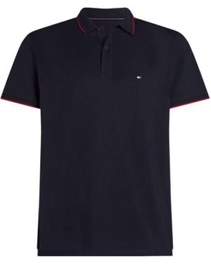 Tommy Hilfiger Short-Sleeved Polo Shirt - Blue
