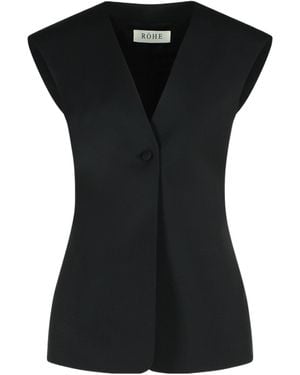 Rohe Sleeveless Blouse - Black