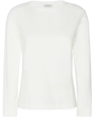 Max Mara Long-Sleeved T-Shirt - White
