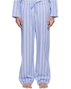 Tekla Drawstring Pyjama Trousers - Blue