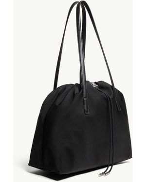 Moncler New Trick Drawstring Nylon Tote Bag in Black | Lyst