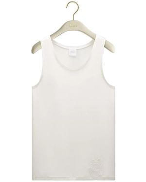 Dior Médaillon Embroidered Tank Top - White