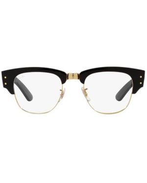 Ray-Ban Round Frame Flat Mirror - White