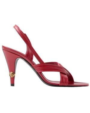 Versace Gianni Nappa Sandals 90 Mm - Red