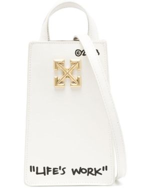 Off-White c/o Virgil Abloh Jitney Crossbody Phone Bag - White
