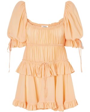 Chloé Layered Dress - Pink