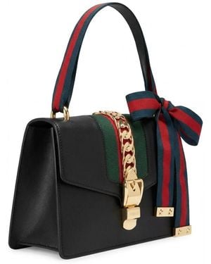 Gucci Sylvie Small Shoulder Backpack - Black