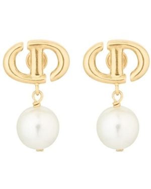 Dior Cd Earrings - White