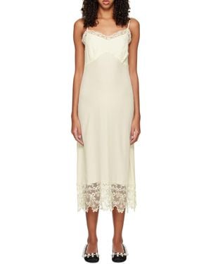 Simone Rocha Lace Trim Slip Dress - Multicolour