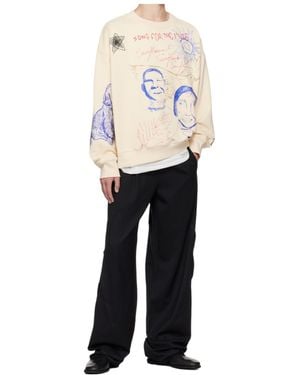 Song For The Mute Logo Sweatshirt - White