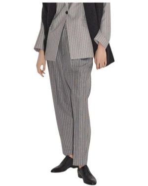 Partow Rosen High Waist Pants - Gray