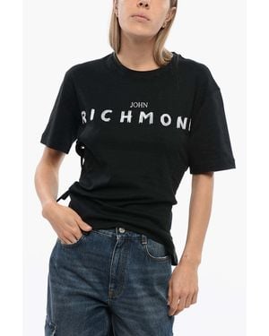 John Richmond Logo-Print T-Shirt - Black