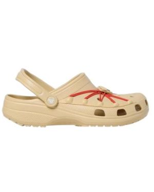 Crocs™ Half-Heeled Hole Sandals - Natural