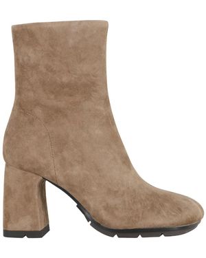 Ash 85Mm Zip Boots - Brown