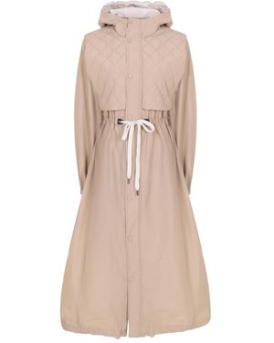 Brunello Cucinelli Long-Sleeved Parka - Natural