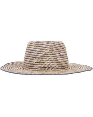 Helen Kaminski Woven Wide-Brim Hat - White