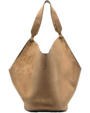 KHAITE Medium Lotus Shoulder Bag - Metallic