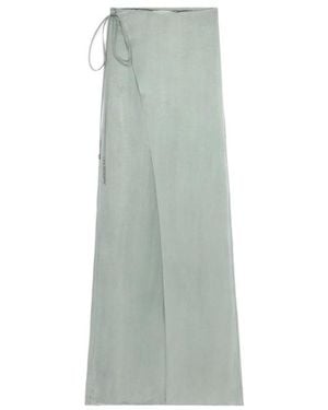 Blumarine High Waist Wrap-Detail Trousers - Green