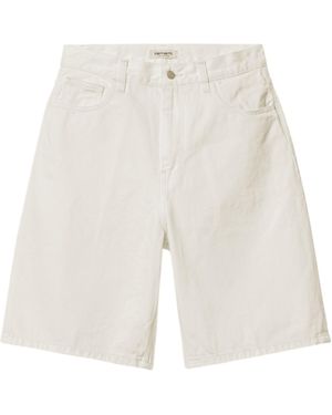Carhartt Logo-Patch Shorts - White