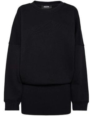 DSquared² Icon New Generation Sweat Dress - Blue