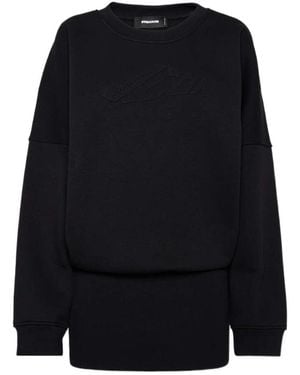 DSquared² Icon New Generation Sweat Dress - Blue
