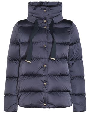 Herno New Quilted Parka - Blue